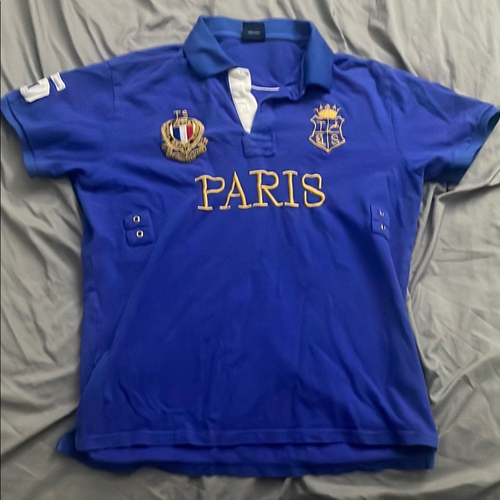 Blue Paris Polo Shirt